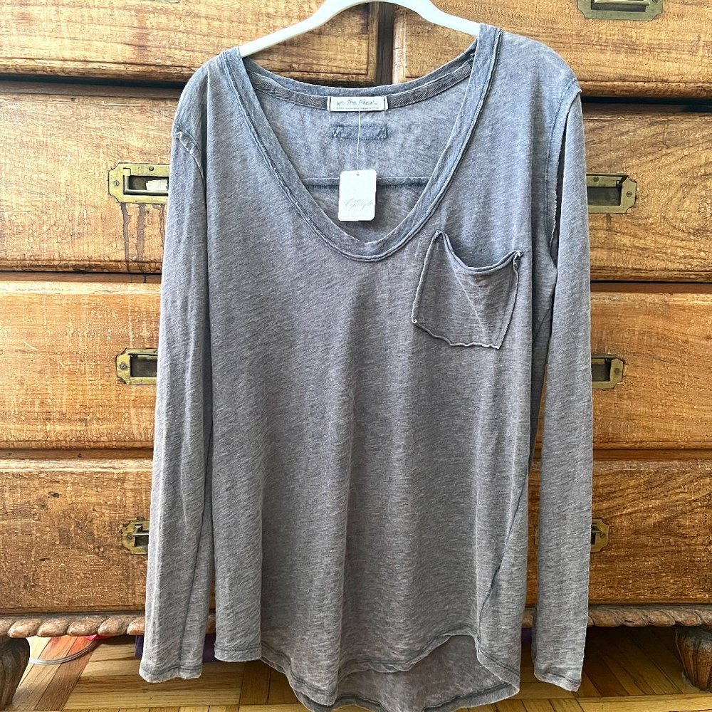 NWT Free People Long-Sleeve Top